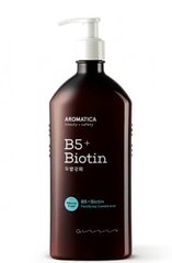 Питательный кондиционер с витамином В5 и биотином, B5+Biotin Fortifying Conditioner, Aromatica, 400 мл - фото
