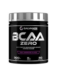 Амінокислоти BCAA ZERO 2: 1: 1, Galvanize Nutrition, смак рожевий лимонад, 300 г - фото