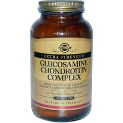 Глюкозамін Хондроітин комплекс, Glucosamine Chondroitin, Solgar, 150 таблеток - фото