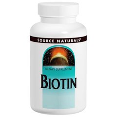 Биотин, Biotin, Source Naturals, 600 мкг, 200 таблеток - фото