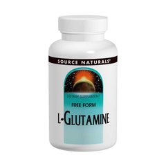 Глютамін, L-Glutamine, Source Naturals, порошок, 100 г - фото