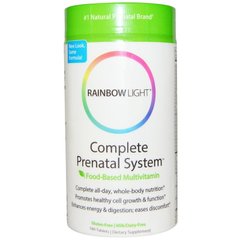 Вітаміни для вагітних, Complete Prenatal System, Rainbow Light, 180 таблеток - фото