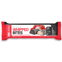 Протеїновий батончик, Whipped Bites, полуниця-крем, Optimum Nutrition, 76 г - фото