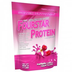 Протеїн, Fourstar Protein, малина-ваніль, Scitec Nutrition, 500 г - фото