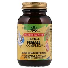 Травяной комплекс для женщин, Herbal Female Complex, Solgar, 50 капсул - фото