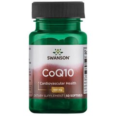 Ультра коэнзим Q10, Ultra CoQ10, Swanson, 100 мг, 50 гелевых капсул - фото