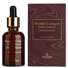 Сироватка ампульна з колагеном, Wrinkle Collagen Feeltox Ampoule, The Skin House, 30 мл - фото