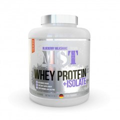 Протеин изолят, Whey Protein + Isolate Bluebery MilkShake, MST Nutrition, вкус черничный молочный коктейль, 2100 г - фото