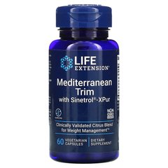 Снижение веса, Mediterranean Trim, Life Extension, 60 капсул - фото