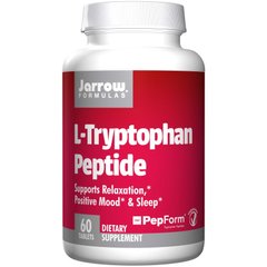 L-триптофан (L-Tryptophan Peptide), Jarrow Formulas, 60 таблеток - фото