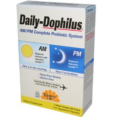 Пробиотики, Daily-Dophilus, Country Life, полный комплекс, 112 капсул - фото