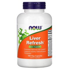 Поддержка печени, Liver Refresh, Now Foods, 180 капсул - фото