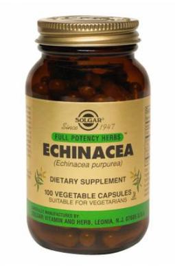 Ехінацея екстракт, Echinacea Herb, Solgar, 100 капсул - фото