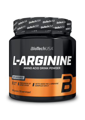 Л-Аргинин, L-Arginine, Biotech USA, без вкуса, 300 г - фото