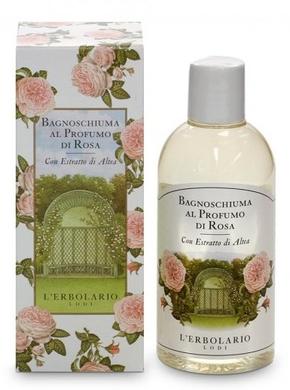 Пена для ванн ароматизированная Роза, L’erbolario, 250 мл - фото