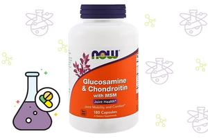 Глюкозамін, хонроїтин з МСМ NOW Foods Glucosamine & Chondroitin With MSM