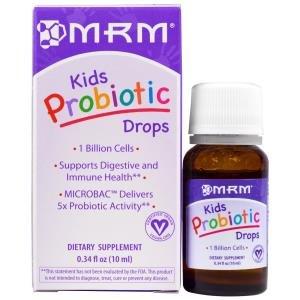 Пробиотики для детей в каплях (Kids Probiotic Drops), MRM, 10 мл - фото