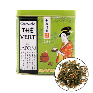 Органический зеленый чай, Генмайча Япония, 100 г - фото