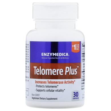 Защита теломер, Telomere Plus, Enzymedica, 30 капсул - фото