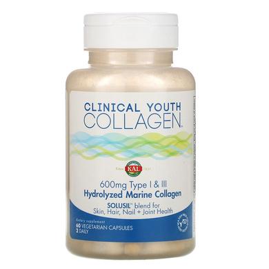 Колаген омолоджуючий, Youth Collagen, Kal, 60 капсул - фото