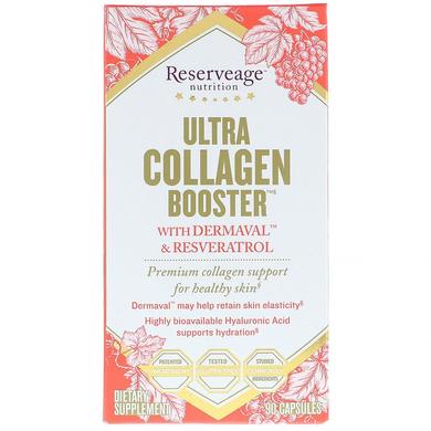Коллаген ультра, Ultra Collagen Booster, ReserveAge Nutrition, 90 капсул - фото