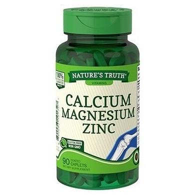 Кальций Магний Цинк, Calcium Magnesium Zinc, Nature's Truth, 90 капсул - фото
