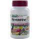 Піретрум дівочий (пижмо), Feverfew, Nature's Plus, Herbal Actives, 500 мг, 60 таблеток, фото – 1