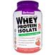 Изолят сывороточного протеина (клубника), Whey Protein Isolate, Bluebonnet Nutrition, 100% натуральный, 924 г, фото – 1
