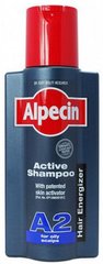 Активный шампунь с Кофеином для жирной кожи головы A2, Alpecin, 250 мл - фото