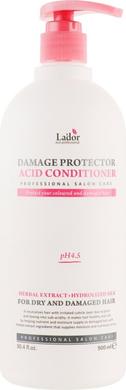 Кондиционер слабощелочной с маслом шалфея, Damaged Protector Acid Conditioner, La'dor, 900 мл - фото