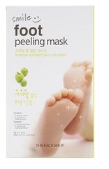 Тканевая маска для ног Foot Peeling Mask, The Face Shop, 2 х 20 мл - фото