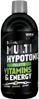 Изотоники, Multi hypotonic drink, мохіто, BioTech USA, 1000 мл - фото