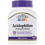 Пробиотики, Acidophilus, 21st Century, 100 капсул, фото