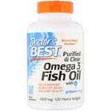 Рыбий жир Омега-3, Omega 3 Fish Oil with Goldenomega, Doctor's Best, 1000 мг, 120 капсул, фото