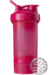 Шейкер ProStak c шариком, Pink, Blender Bottle, розовый, 650 мл - фото