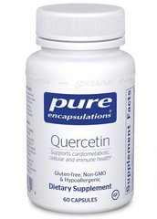 Кверцетин, Quercetin, Pure Encapsulations, 60 капсул - фото