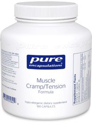 Мышечная судорога, Формула растяжения, Muscle Cramp/Tension Formula, Pure Encapsulations, 180 капсул - фото
