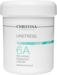 Расслабляющий массажный крем, Unstress Relaxing Massage cream, Christina, 500 мл - фото