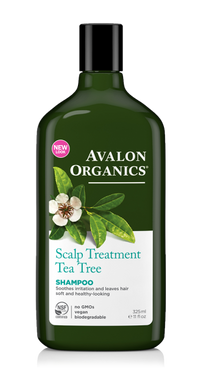 Шампунь для волос (чайное дерево), Shampoo, Avalon Organics, лечебный, 325 мл - фото