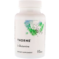 L- глютамин, L-Glutamine, Thorne Research, 90 капсул - фото