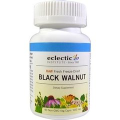 Чорний горіх (Black Walnut), Eclectic Institute, 400 мг, 90 капсул - фото