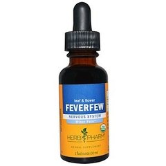 Пиретрум девичий (пижма), Feverfew, Herb Pharm, органик, 30 мл - фото