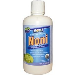 Сок Нони, Noni, Now Foods, органик, 946 мл - фото