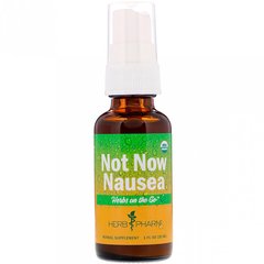 Спрей от тошноты, Not Now Nausea, Herbs on the Go, Herb Pharm, 30 мл - фото