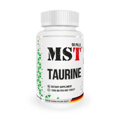 Таурин, Taurine, MST, 1000, 90 таблеток - фото