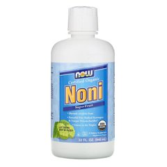Сок Нони, Noni, Now Foods, органик, 946 мл - фото