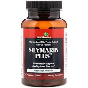 Силімарин плюс, Silymarin Plus, FutureBiotics, 120 рослинних таблеток - фото