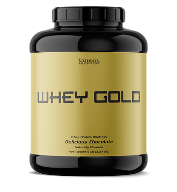 Протеин WHEY GOLD, Ultimate Nutrition, вкус шоколад, 2,27 кг - фото