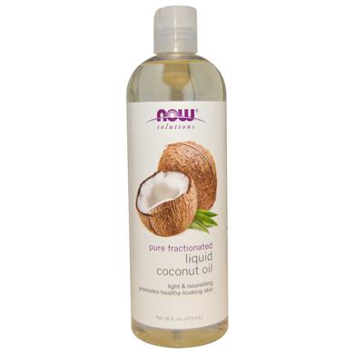 Кокосовое масло, Coconut Oil, Now Foods, Solutions, 473 мл - фото