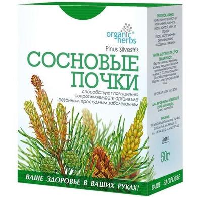 Фиточай Organic Herbs Сосновые Почки, ФитоБиоТехнологии, 50г - фото